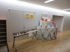 開校記念式典前日準備