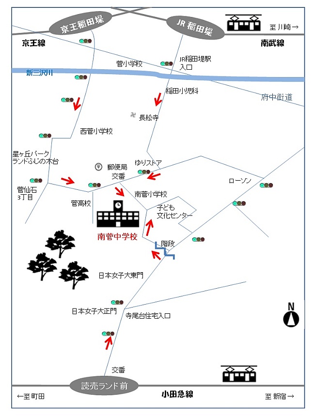 学校へのアクセス