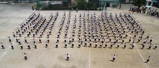 令和８年度体育祭　全校応援の写真